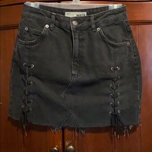 NWOT, Denim mini skirt 100% cotton
